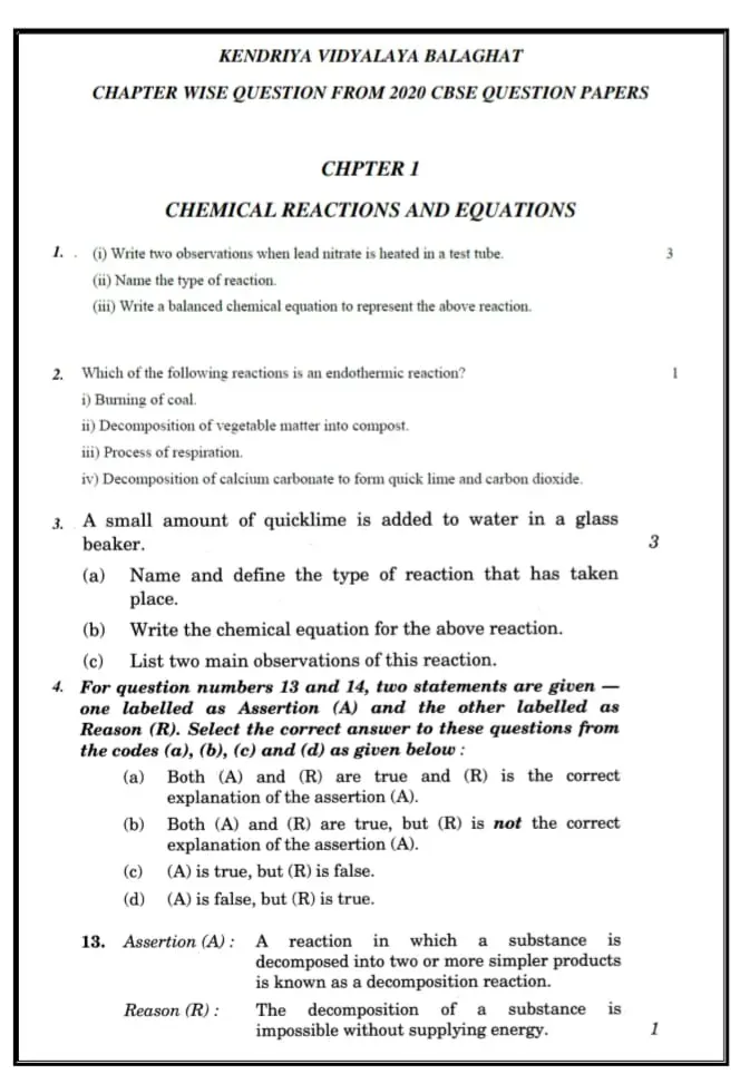 10th class maths question bank