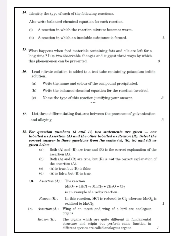 10th class maths question bank